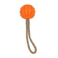 PetCrest BumpyBall Tug 10in