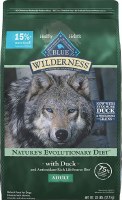 Blue Buffalo Wilderness Duck Recipe Grain Free Adult, Dry Dog Food, 24lb