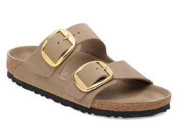 ARIZONA BIG BUCKLE OILED LEATHER SANDAL