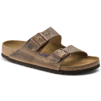 ARIZONA SOFT FOOTBED OILED NUBUCK LEATHER SANDAL