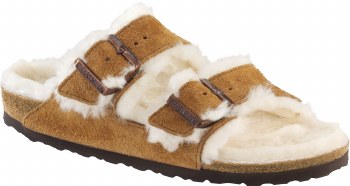 ARIZONA SHEARLING SUEDE LEATHER SANDAL