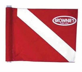 DIVE FLAG FOR FLOATING HOOKAH UNITS