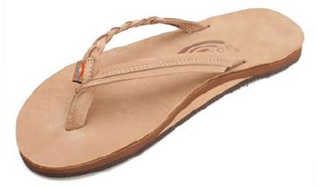 FLIRTY BRAIDY WOMEN'S LEATHER SANDAL