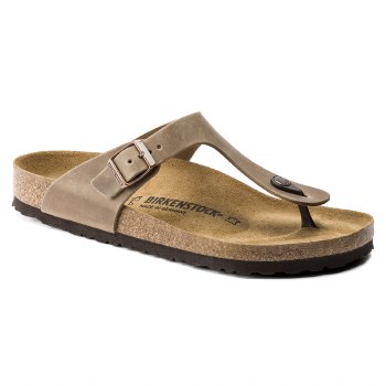 GIZEH OILED LEATHER SANDALS