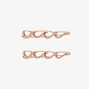 WAVE HAIR BARRETTE - ROSE GOLD