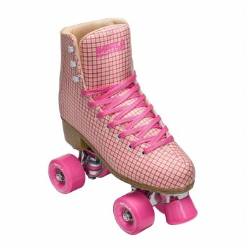 IMPALA QUAD SKATE - PINK TARTAN