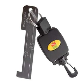ALUMINUM LOBSTER GAUGE WITH RETRACTOR