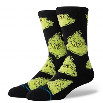 GRINCH MEAN ONE CREW SOCKS