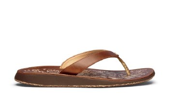 PANIOLO WOMEN'S LEATHER BEACH SANDALS