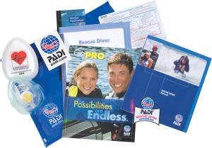 PADI RESCUE DIVER CREW-PAK W MASK