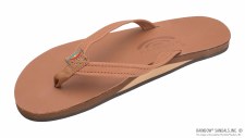 SINGLE LAYER WOMEN'S CLASSIC LEATHER NARROW STRAP SANDAL