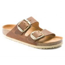 ARIZONA BIG BUCKLE OILED LEATHER SANDAL