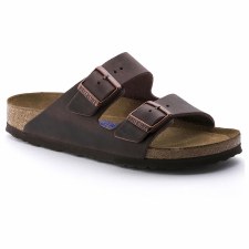 ARIZONA SOFT FOOTBED OILED NUBUCK LEATHER SANDAL