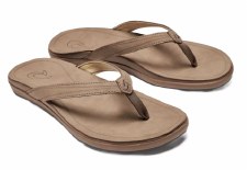 'AUKAI WOMEN'S LEATHER SANDALS