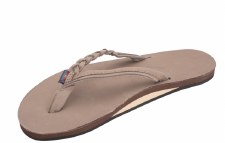 FLIRTY BRAIDY WOMEN'S LEATHER SANDAL