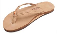 FLIRTY BRAIDY WOMEN'S LEATHER SANDAL