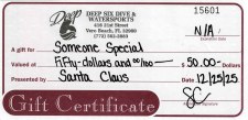 $50 Gift Certificate