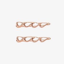 WAVE HAIR BARRETTE - ROSE GOLD