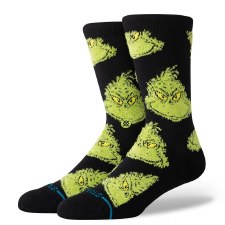 GRINCH MEAN ONE CREW SOCKS