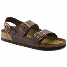 MILANO OILED LEATHER SANDAL