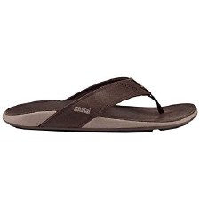 NUI MEN'S LEATHER BEACH SANDALS