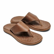 PANIOLO LIPI WOMEN'S LEATHER BEACH SANDALS
