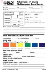 PADI SLATE DATA CARRIER