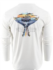WOMEN'S TUNA TAILSCAPE LS TECH TEE