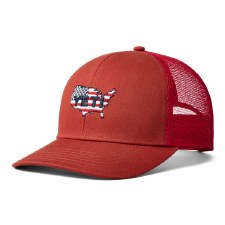 USA FLAG TRUCKER HAT