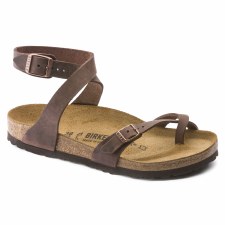 YARA OILED LEATHER SANDAL