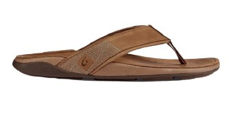TUAHINE MEN'S WATERPROOF LEATHER BEACH SANDALS