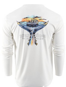 WOMEN'S TUNA TAILSCAPE LS TECH TEE