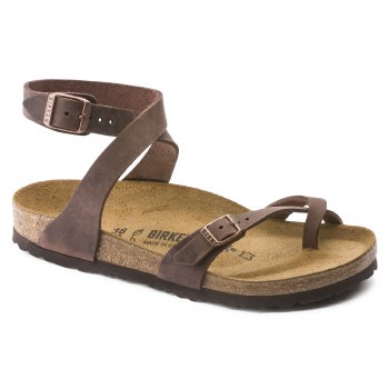 YARA OILED LEATHER SANDAL