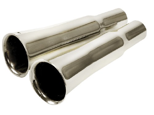 Chrome Flared Exhaust Tips
