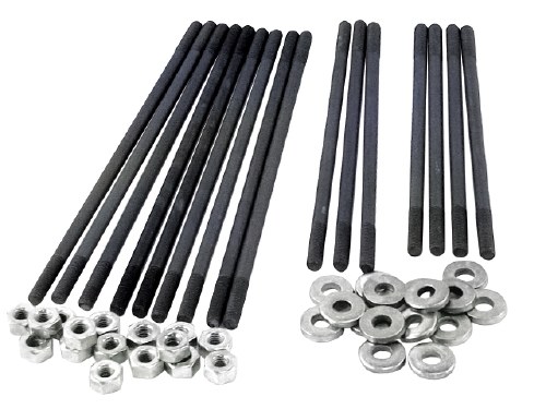 Head Stud Set Dual Port 10mm Chromoly