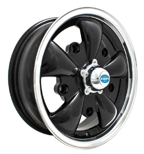 GT-5 Wheel Black/Polished Lip 5/205 (EP00-9690-0)