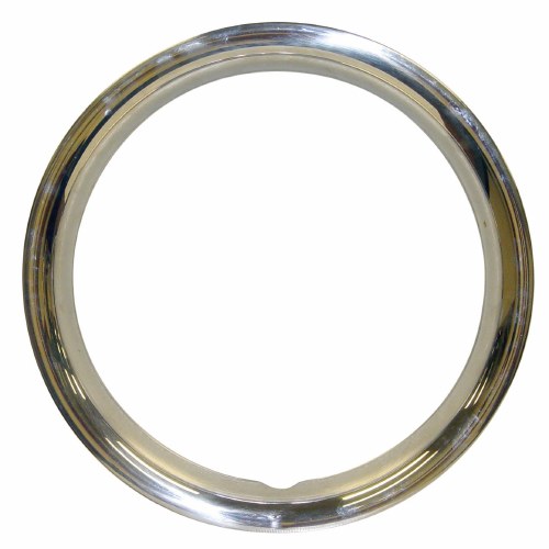 Beauty Rings For 14&quot; Wheels - Stainless Steel Set