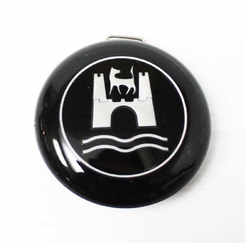 Horn Button With Logo - Black