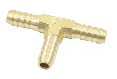 Brass Fuel T Fitting 1/4&quot;