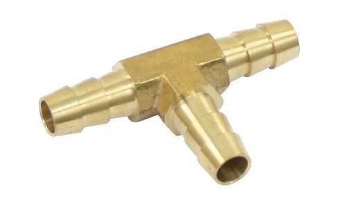 Brass Fuel T Fitting 5/16&quot;