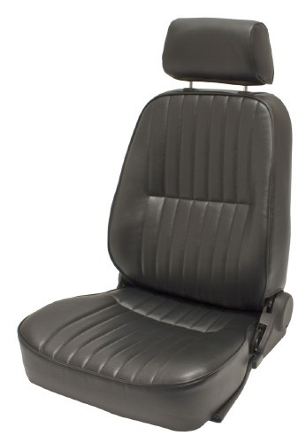 Low Back Seat LH Black w/head