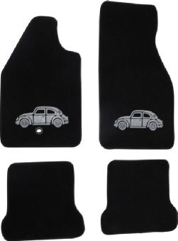 Carpet Floor Mats Beetle Logo