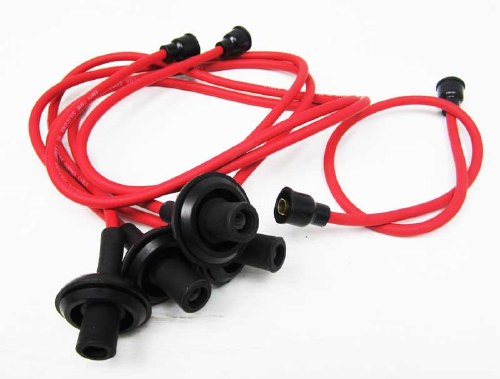 Empi Spark Plug Wires - Beetle - Red