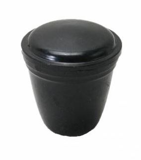 Dash Knob Wiper - 4mm - Black