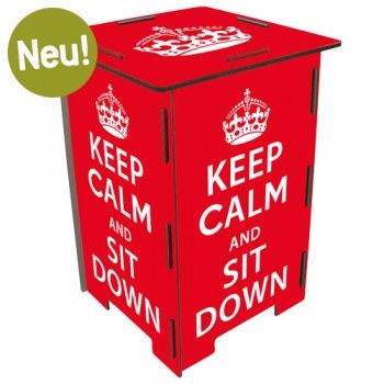 Stool - Keep Calm/Sit Down