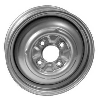 Steel Wheel 15x5.5 4/130 Silver SMOOTHIE