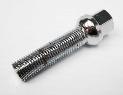 Ball 14 x 1.5 x 50mm Lug Bolt Chrome