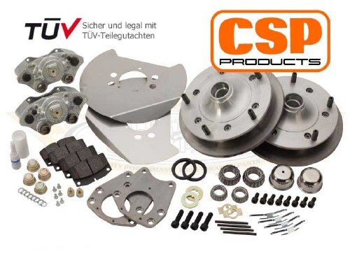 Disc Brake Kit Bus 55-63 with 15&quot;+ Wheels