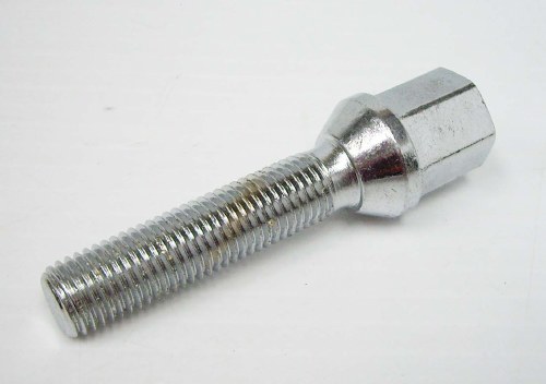 Cone 12 x 1.5 x 50mm Lug Bolt Chrome