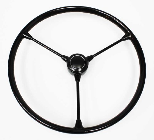 The 111 - 3 Spoke Steering Wheel Black 48 Spline (GDP111.1.48)